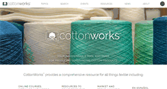 Desktop Screenshot of cottonworks.com